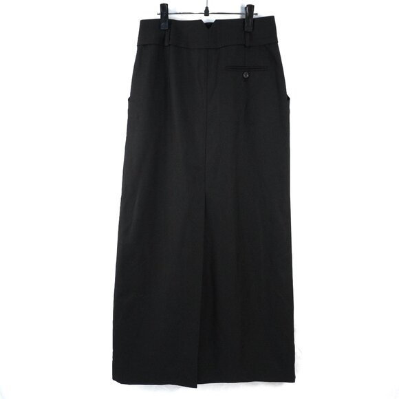 Open Yy Fly Out Maxi Skirt with Slit Detail in Black Size Small (NWT) - Picture 3 of 11
